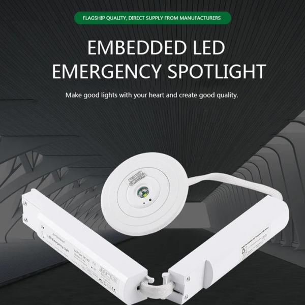 50000hrs Lifespan L00462 Ac200-240V Rechargeable 3W Led Home Fire Emergency Light