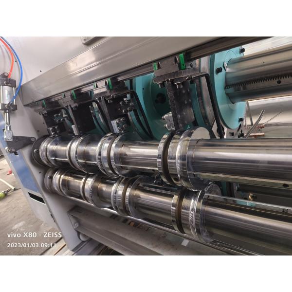 Машина Slotter принтера Flexo коробки прорезая печатную машину Flexo 3 цветов