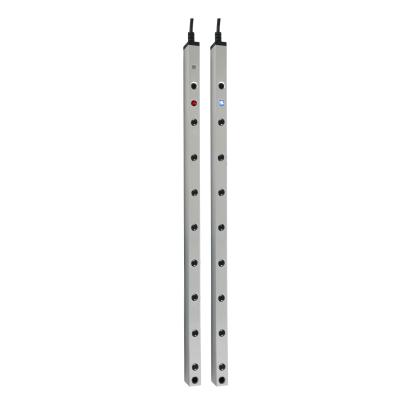 Sensor de cortina de luz infravermelha Shell de alumínio colado IP67 impermeável espaçamento de porta em branco