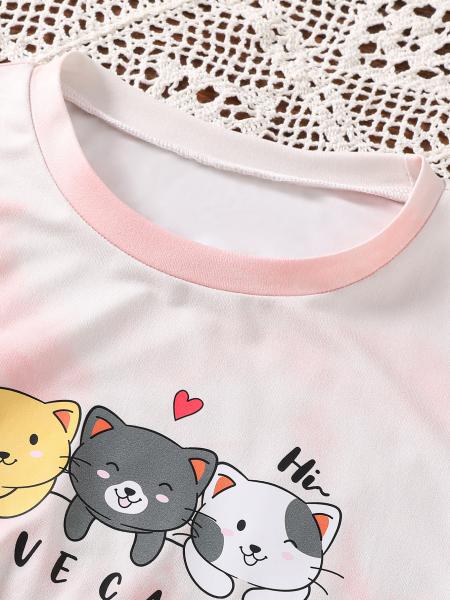 Summer Cotton Girls T-Shirts 180gsm With Round Neck Collar