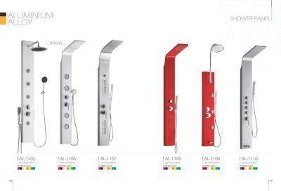 Water Outlet Faucet Shower Columns Panels Aluminium Alloy / Galvanized Steel Sheet
