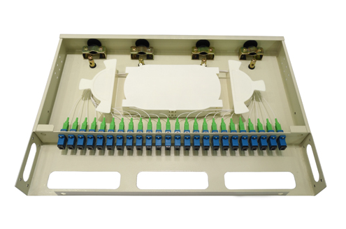 24 порта SC Single Mode Fiber Optic Patch Panel для сети TTH FTTX FTTB ODN PON