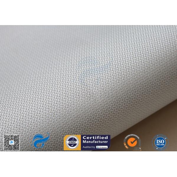 0.5mm 530gsm Grey Silicone Coated Fiberglass Fabric Plain Weave Heat Insulation
