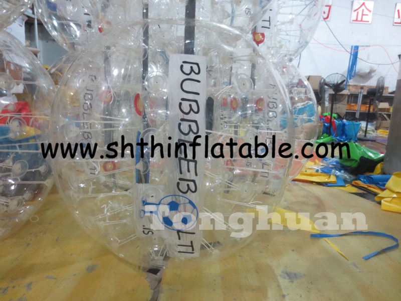 Inflatable Human Bubble Bumper Ball for Football China Factory TPU PVC Material 1.2-2m for Adults
