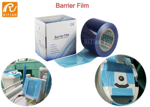 Dental Clinic Use Blue Barrier Film Anti Cross Infection For Hard Clean Places / Dental Clinic