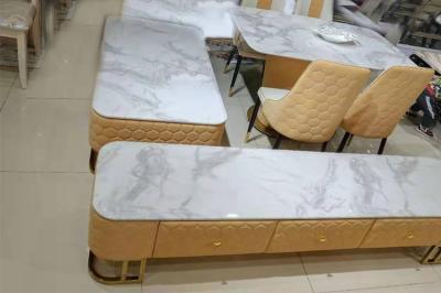 Moisture Resistant Faux Marble Tv Stand With Good Decorative Performance