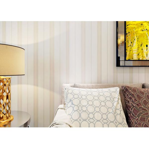 Валльковеринг домашних обоев бежа не сплетенный современный для живущей комнаты, картины нашивок