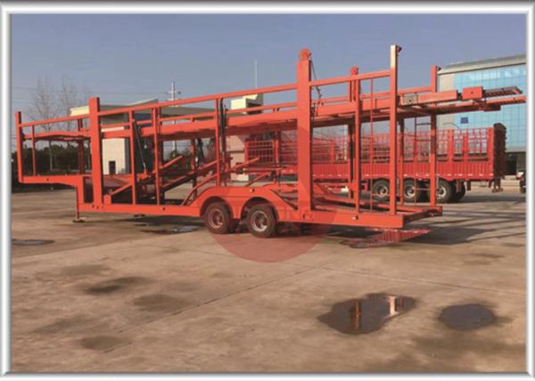 Double Layer Car Carrier Trailer Simple Structure Large Loading Space Double Axle