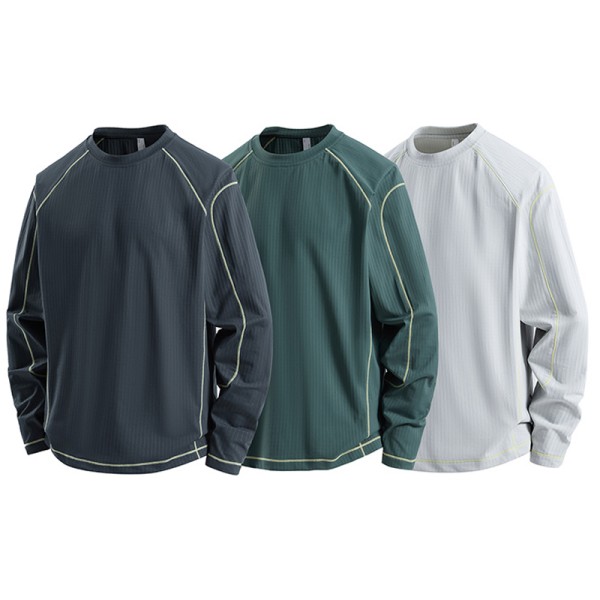 Quick Dry Antibacterial Tennis Golf Long Sleeve Knit Top | Custom OEM ODM Sport Tee