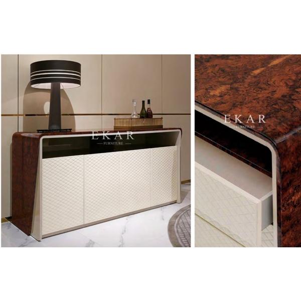 Modern Italian Design Dining Room High Gloss Veneer Sideboard  W006D7