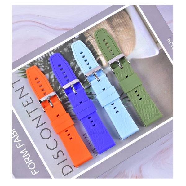 Soft Ribbed Silicone Strap · Customizable Colors | OEM/ODM - China Wholesaler SHX