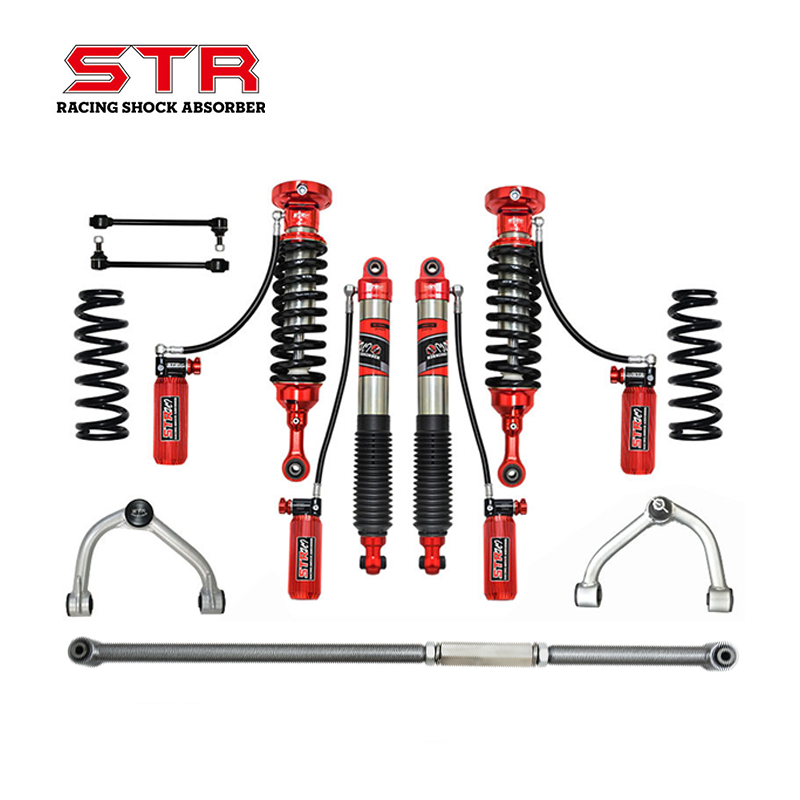 4x4 Suspension Lift Kit Off Road Shock Absorber Mono Reservoir Adjustable 2 Inch
