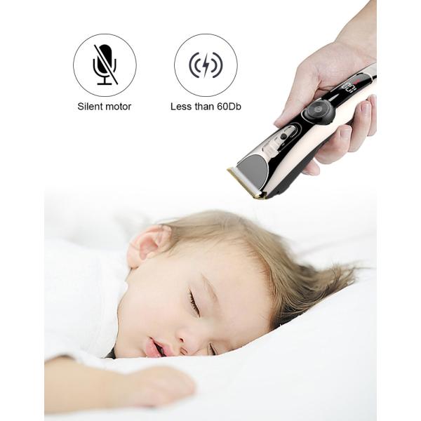 электрический триммер волос 2200mAh, 100v-240v делает Clippers водостойким перезаряжаемые