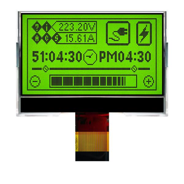 módulo ST7565R da exposição gráfica do LCD da RODA DENTEADA 128x64 com o luminoso branco lateral