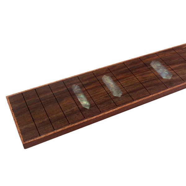 Alnicov Rosewood Bass Guitar Fretboard Sapele incrustada com Hexagon Shell Marker