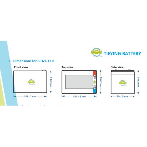 OEM Electric Scooter Rechargeable Sealed Lead Acid Battery 12v 12ah 6-DZF-12