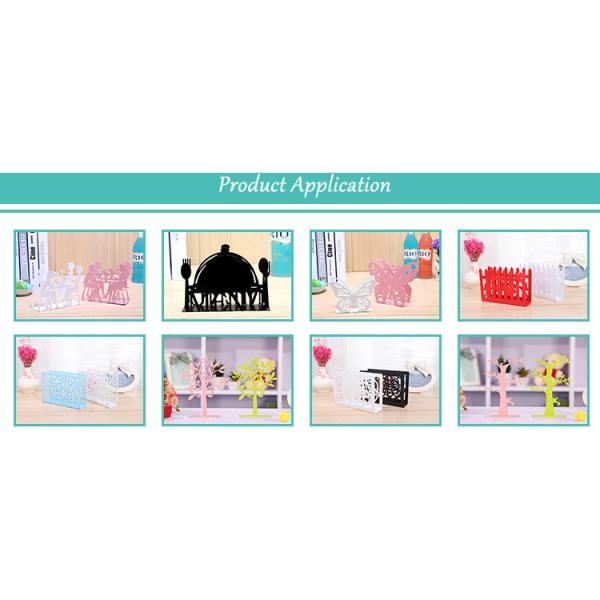 Современная картина цветка крышек коробки ткани держателя салфетки металла для домашнего оформления