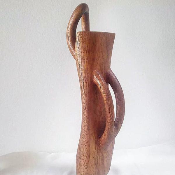 Inspired Aesthetic Handmade Wooden Sculptures Art Display ISO9001 Approved