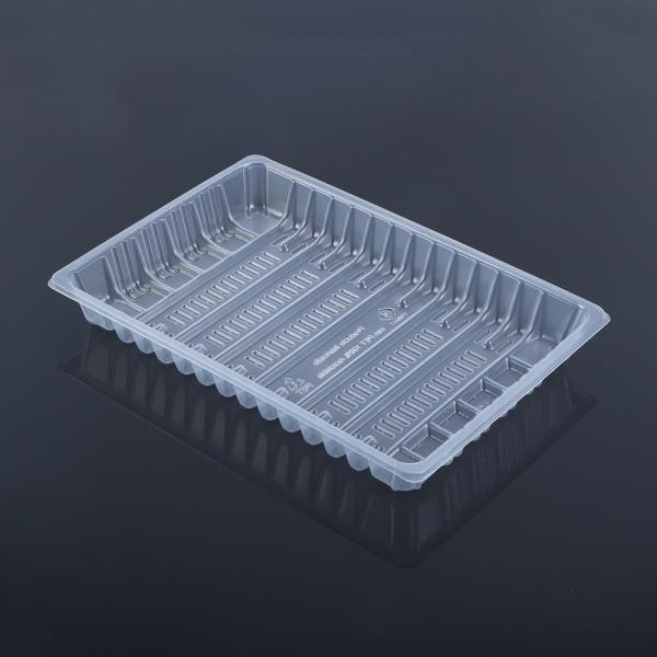 Замороженная упаковка еды полипропилена подноса вареника 24*16.5*3CM