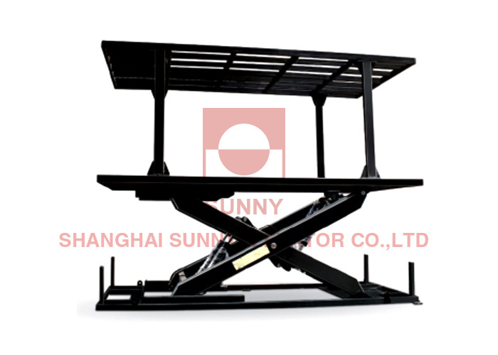 4 - 6 M/MIN LIFTING HEIGHT 1750MM CAR LIFT SYSTEMS HYDRAULIC UNDERGROUND SCISSOR PARKING SYSTEM