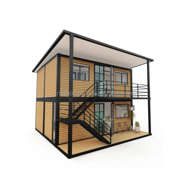Aluminum Alloy Windows Modified Shipping Container Prefabricated Wooden Leisure Homes for Countryyard Family Vacation
