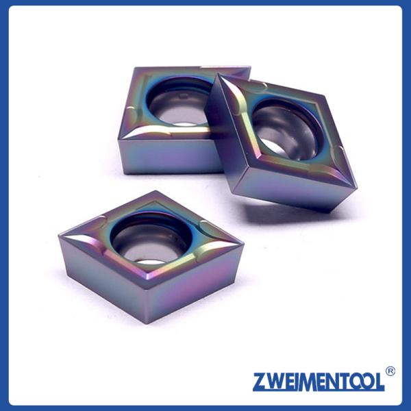 CCMT090304 CCMT120408 Insertos de torneado de carburo Mecanizado CNC Insertos CCMT