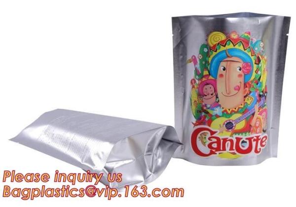 Matte Finish Metalized Foil K Stand Up Packaging Bag For Dry Fruits Packaging Pouch, Metalized Foil Fish bag
