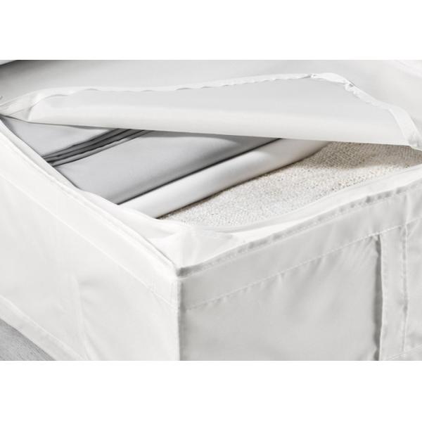 Puting Portable clothes storage bag customized sorting dust cover blanket Oxford Fabric White purple 93*55*19cm