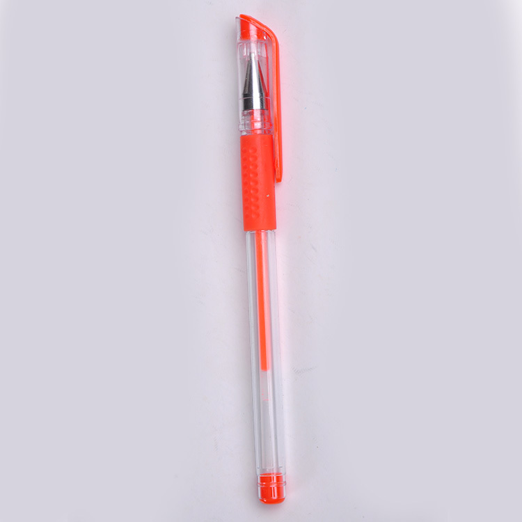 Eco-friendly Plastic Good Quality Wholesale 6 Colors Custom Gel Pen