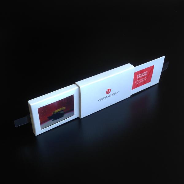 Paper Material Video Business Card TFT Recordable Lcd Video Greeting Card
