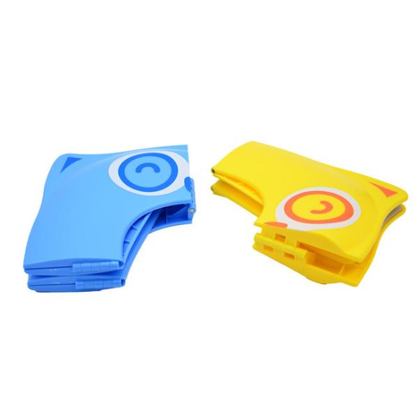 Padded Potty Seat Covers Foldable Baby Toilet Seat Plastic Material SGS Approval