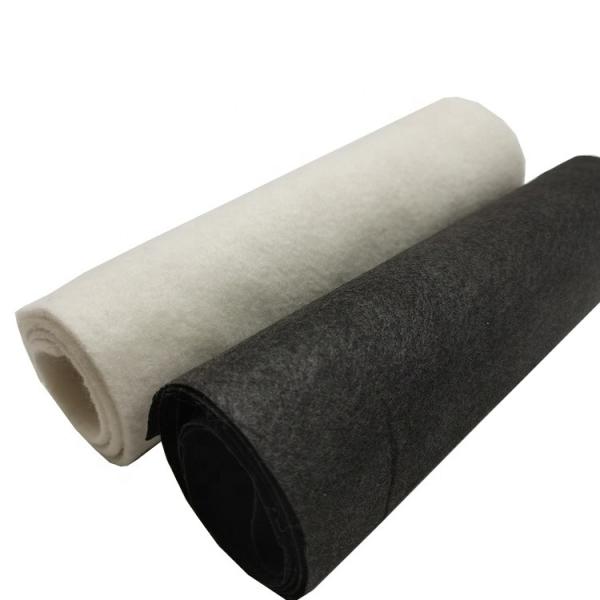 Estilo de design contemporâneo 150GSM Preto PP Pet Geotextil não tecido para construção rodoviária