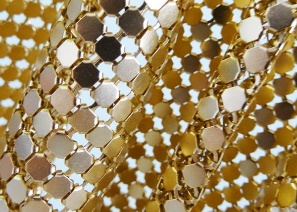 4mm Beautiful Shiny aluminum Metal Sequin Fabric for decoration
