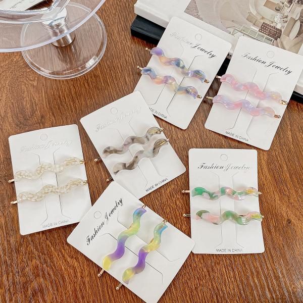 Acetic acid clip Classy side bangs clip