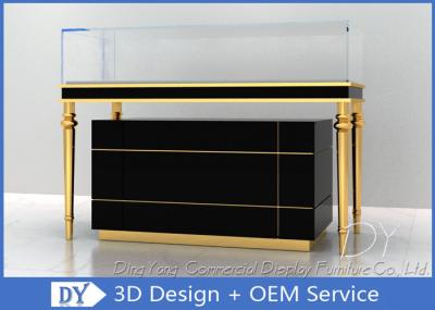 OEM Jewelry Showcase Display Pull - Out Drawers com luzes e fechaduras