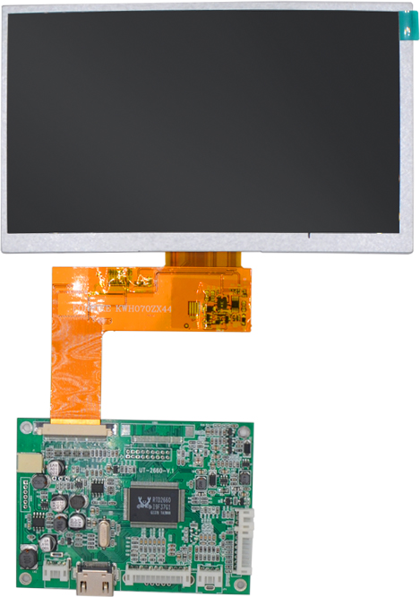 Backlight 5 Inch TFT LCD Display Panel 800x480 With 40 Pin RGB Interface ODM