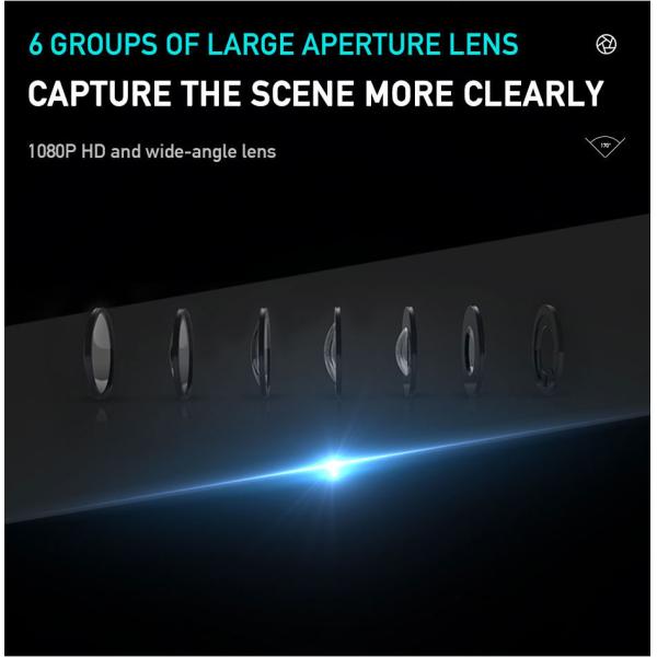 Полная камера автомобиля ДВР ХД1080П управляя видеомагнитофоном 170 градусов широкоформатным