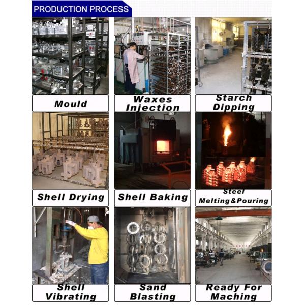 Lost Wax Casting 304 316 Stainless Steel Precision Casting Parts