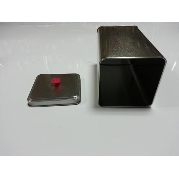 Золотистые квадратные банки чая плиты олова металла, толщина 0.23mm