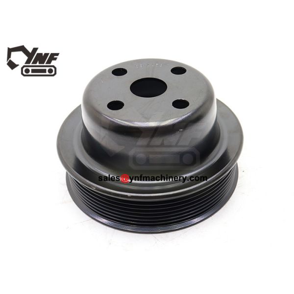 YNF17304 Pulley 3914458 for Komatsu 6D102 Engine (4-Hole, 8-Groove)