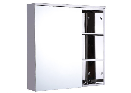 Silver Bathroom Vanity Mirrors , Lead Free Mirror Environmental Protection