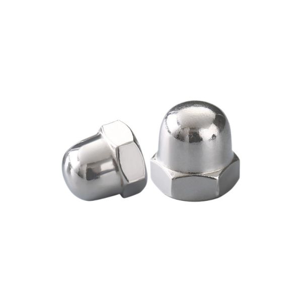 Clean Deburred Finish Acorn Cap Nuts Hexagon Dome Cover GB923