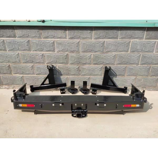 LC80 Rear 80 Series Land Cruiser Winch Bull Bar With Fuel Tank And Spare Tyre Bracket