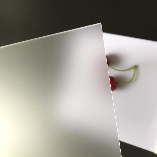 Thin 1220*2440mm Frosted Plexiglass Sheets Opaque Plexi Glass Customized