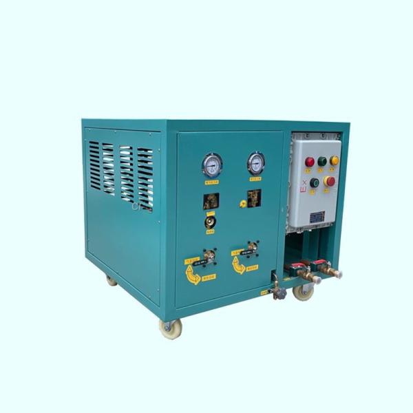 2HP Low Pressure Refrigerant Recovery Machine R123 Chiller AC Gas Charging Recycling Machine