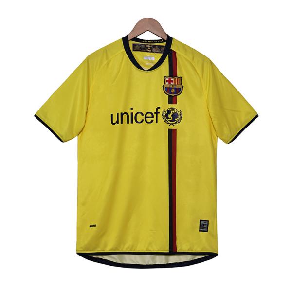 Barcelone 2008 Retro Away Fan Edition Jersey recrée la gloire de la deuxième dynastie du rêve