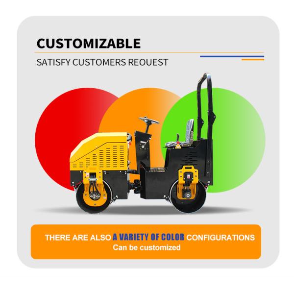 35KN Exciting Force 540mm Drum Diameter Mini Road Roller with Manual Hydraulic Compactor