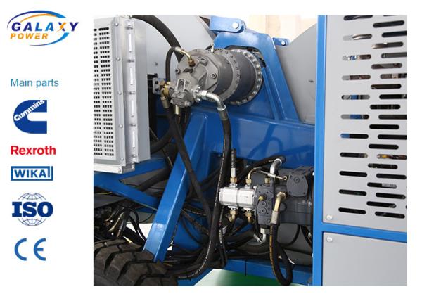 6230kg Hydraulic Cable Tensioner 5km/H Max Reverse Pulling Speed 40mm Trial Traverse
