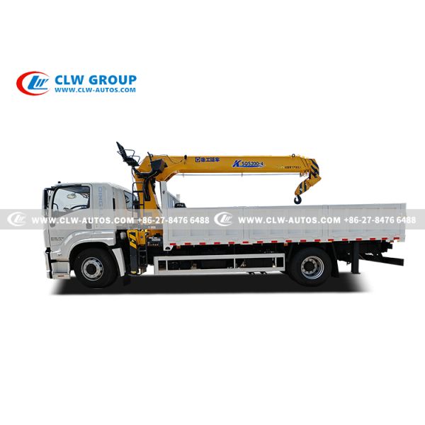 ISUZU GIGA 8x4 16-Ton Straight Boom Crane Truck with 360° Rotation and 350HP Euro IV Engine