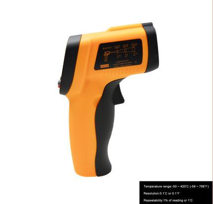 Temperature range -50 ~420℃ safe laser IR thermometer, Non-contact Infrared Thermometer IR300
